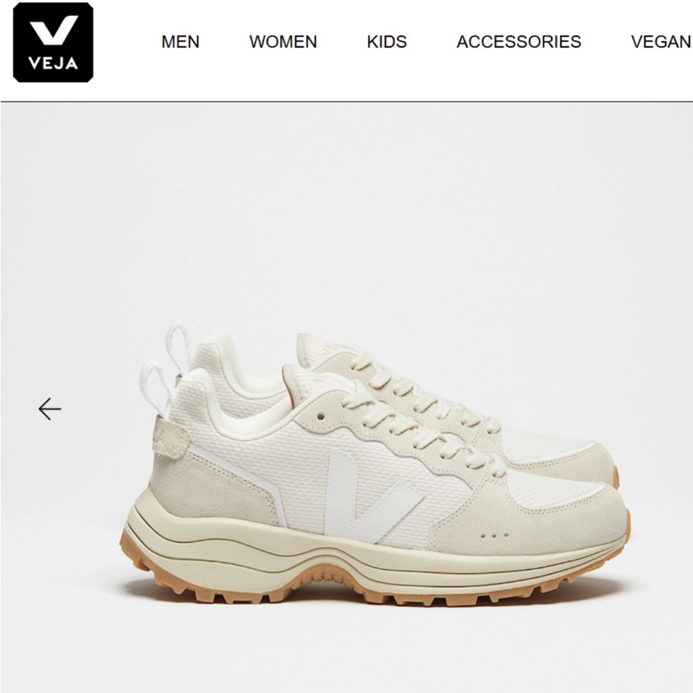 VEJA Venturi II Hexamesh Sneaker | Gravel/White | NWB